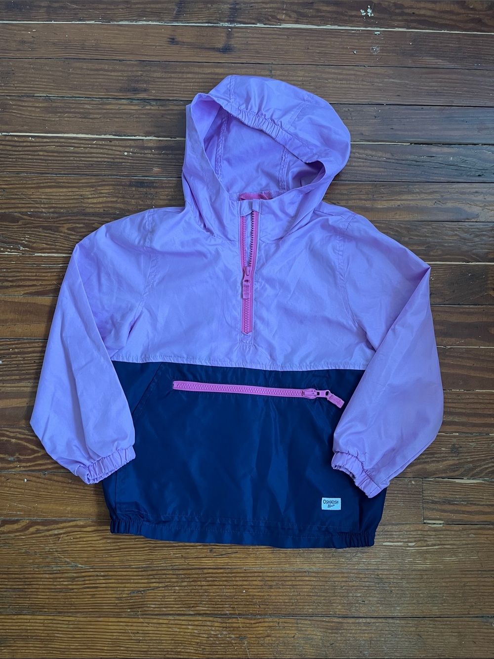 OshKosh B'gosh Lavender and Pink Hooded Jacket - 6